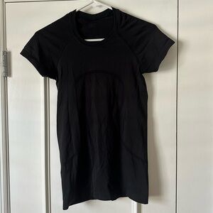 Black Lululemon Swiftly Tech Short-Sleeve Shirt